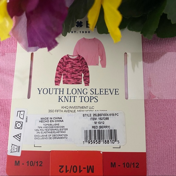 Lucky Brand Girls 2-Pack Long Sleeve Tee Knit Tops, NWT - Picture 4 of 4